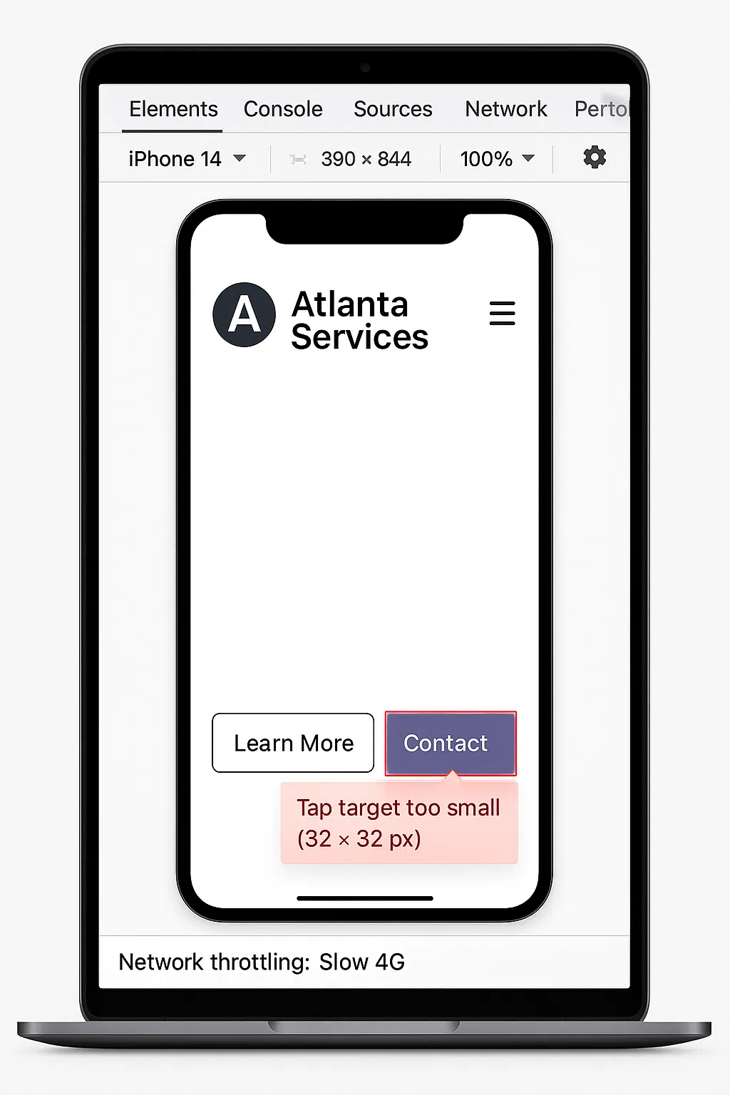 Device emulator screenshot